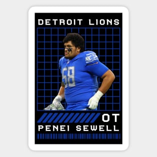 PENEI SEWELL - OT - DETROIT LIONS Magnet